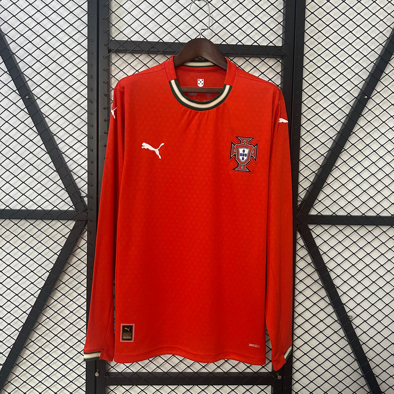 PORTUGAL MEN'S JERSEY HOME 25/26 (LONG SLEEVE)