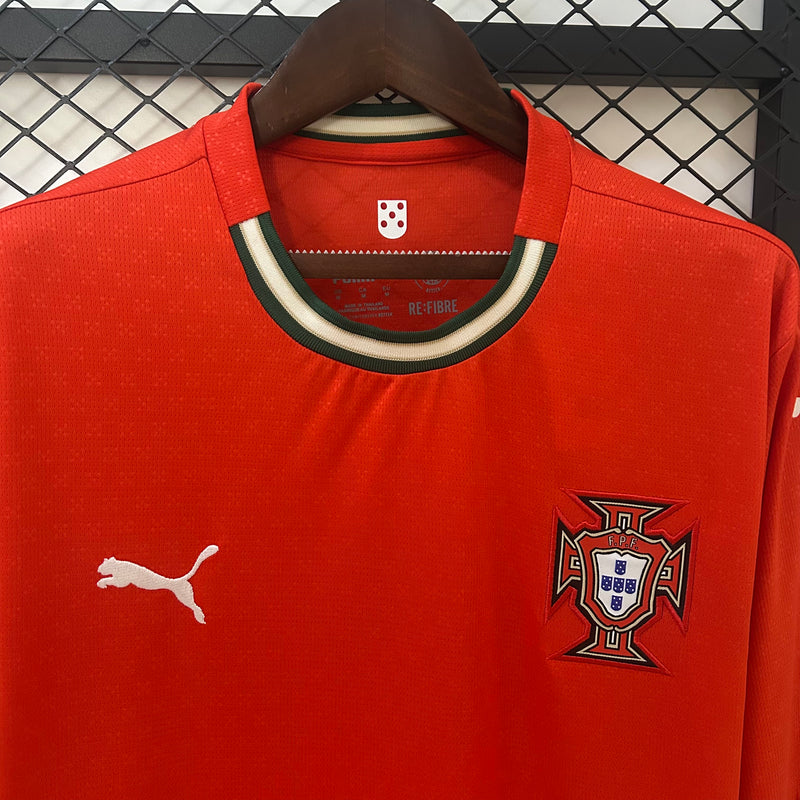 PORTUGAL MEN'S JERSEY HOME 25/26 (LONG SLEEVE)