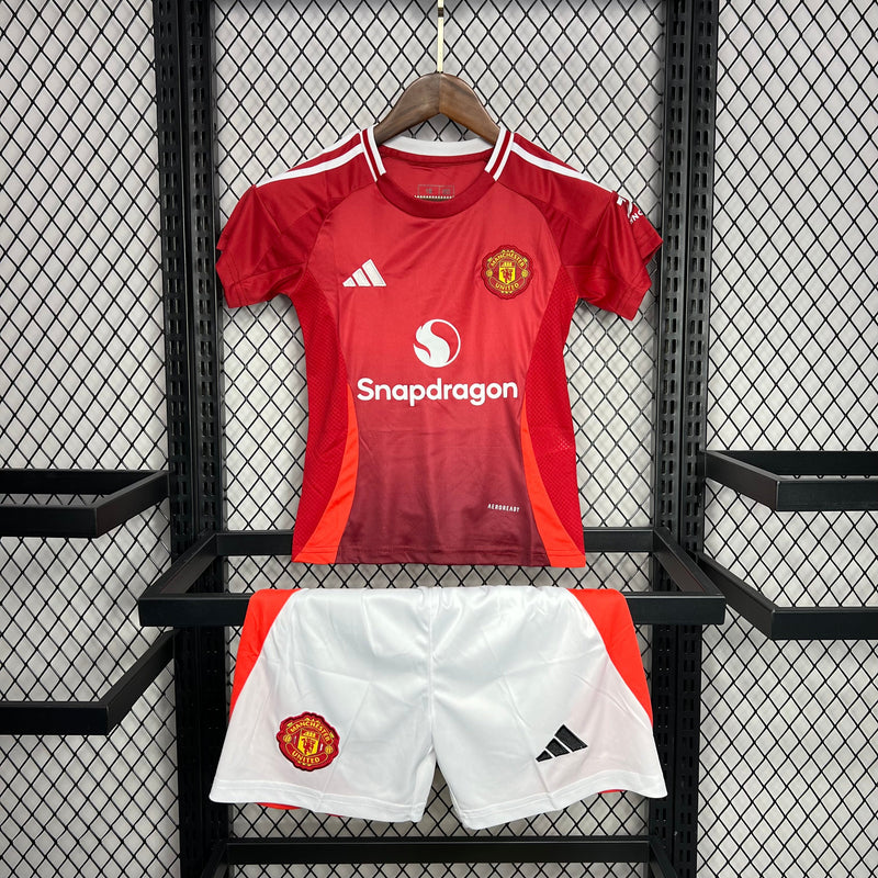 MANCHESTER UNITED KIDS JERSEY SET I 24/25