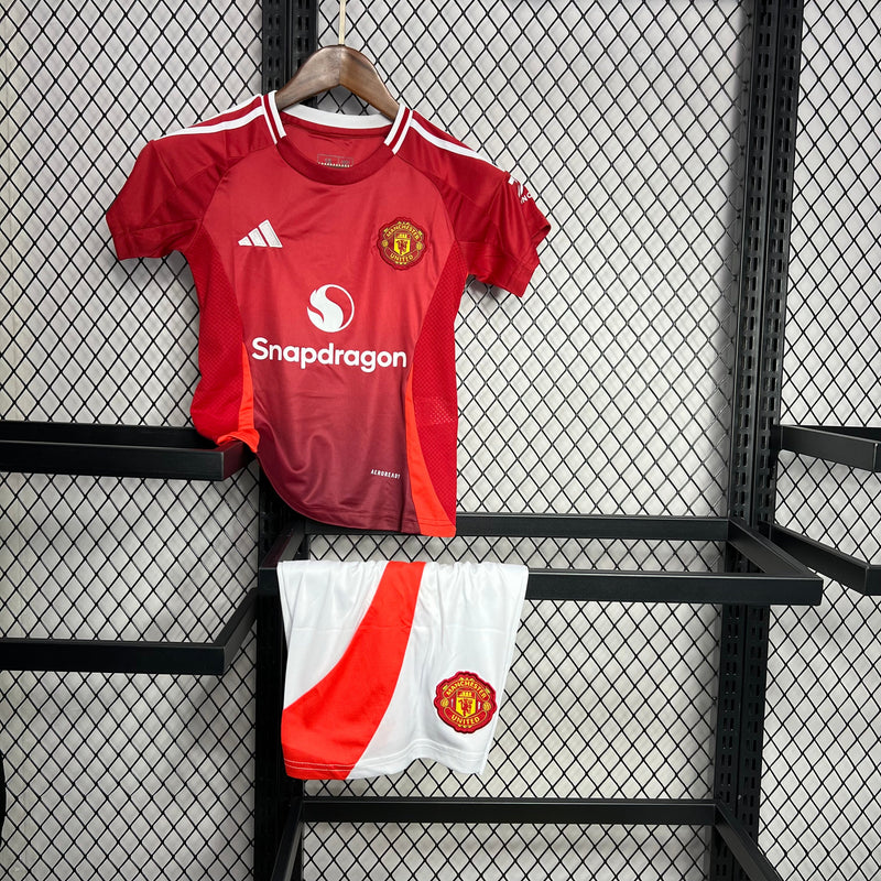 MANCHESTER UNITED KIDS JERSEY SET I 24/25