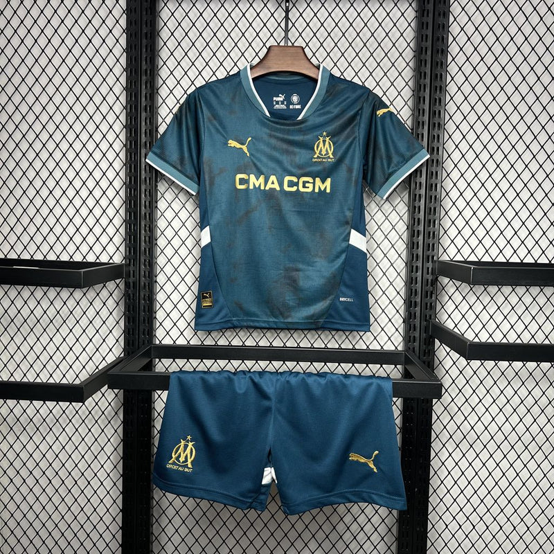 OLYMPIQUE DE MARSEILLE KIDS JERSEY SET II 24/25