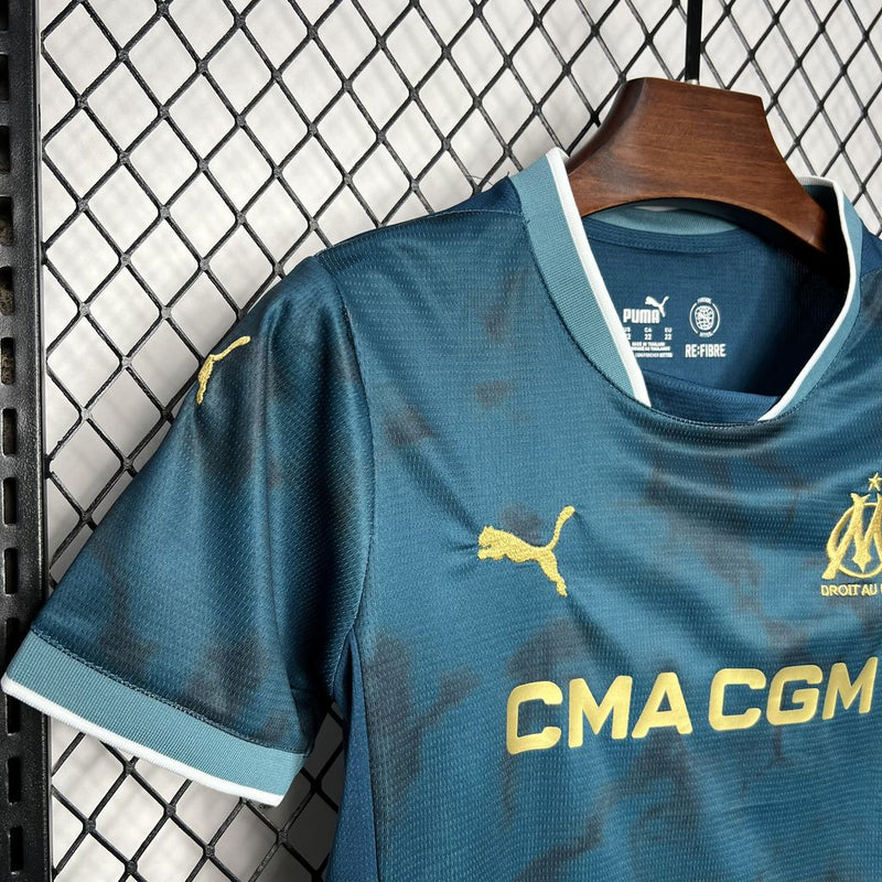 OLYMPIQUE DE MARSEILLE KIDS JERSEY SET II 24/25