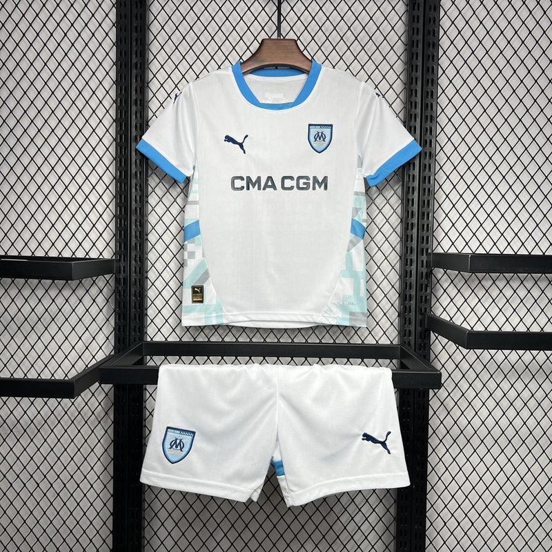 OLYMPIQUE DE MARSEILLE KIDS JERSEY SET I 24/25