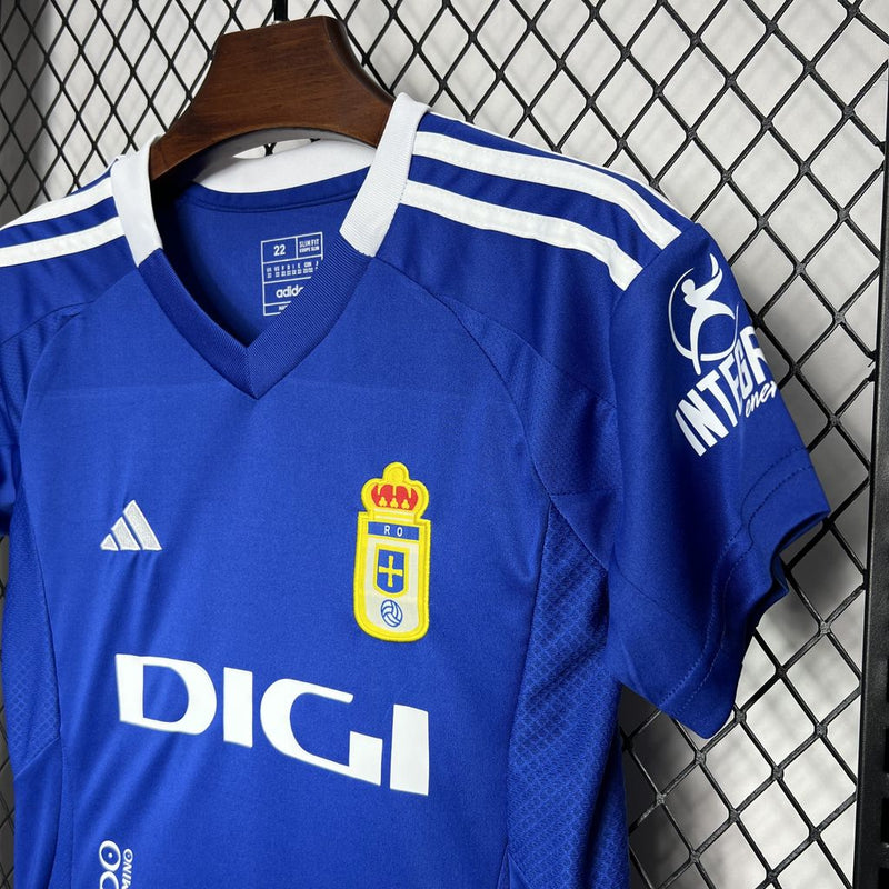 REAL OVIEDO KIDS JERSEY SET I 24/25