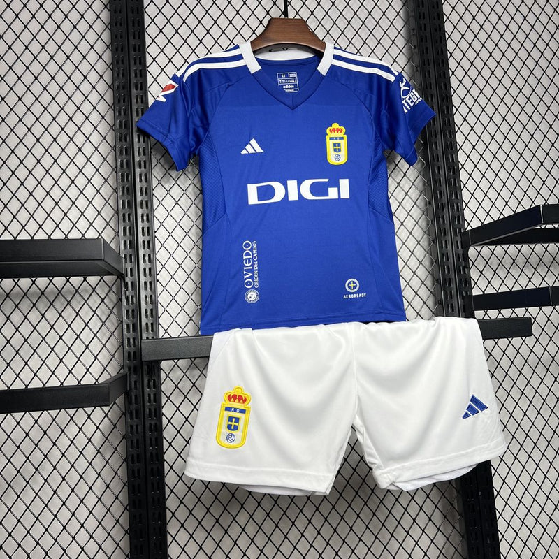 REAL OVIEDO KIDS JERSEY SET I 24/25