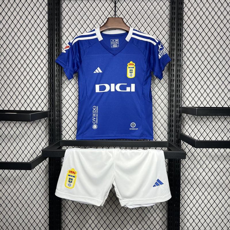 REAL OVIEDO KIDS JERSEY SET I 24/25