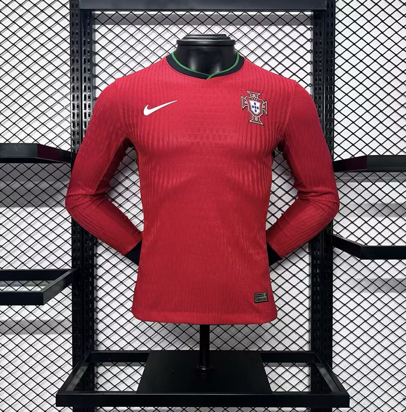 PORTUGAL MEN'S JERSEY EURO I 2024 (PLAYER VERSION) LONG SLEEVE