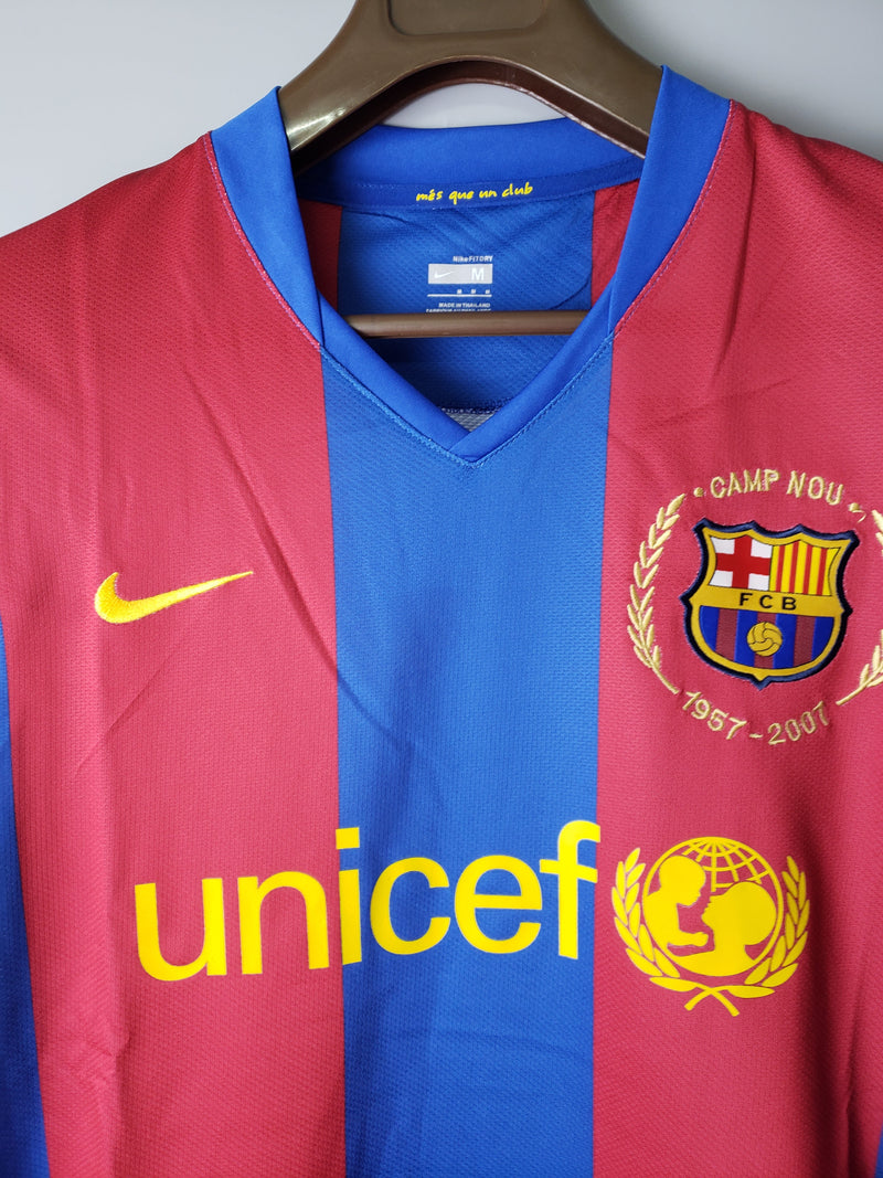 BARCELONA MEN'S JERSEY I 07/08 (RETRO)