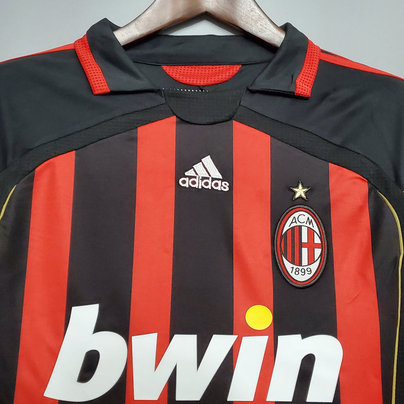 MILAN MEN'S JERSEY V 06/07 (RETRO) LONG SLEEVE