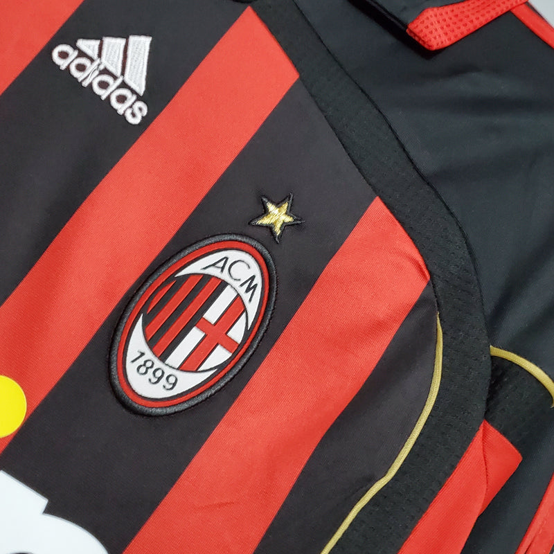 MILAN MEN'S JERSEY V 06/07 (RETRO) LONG SLEEVE