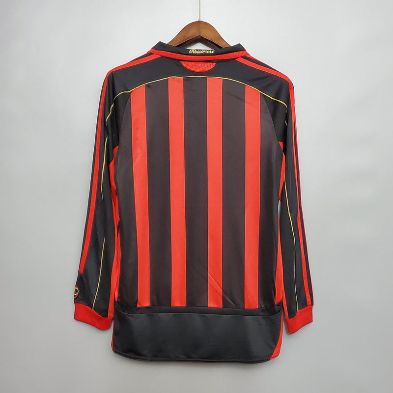 MILAN MEN'S JERSEY V 06/07 (RETRO) LONG SLEEVE