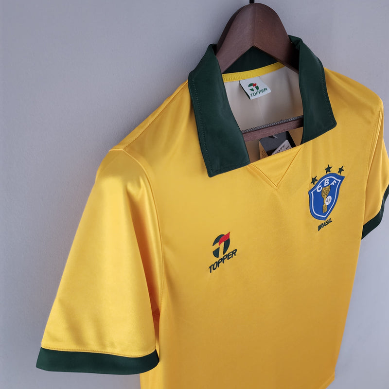 BRAZIL MEN'S JERSEY I 1988 (RETRO)