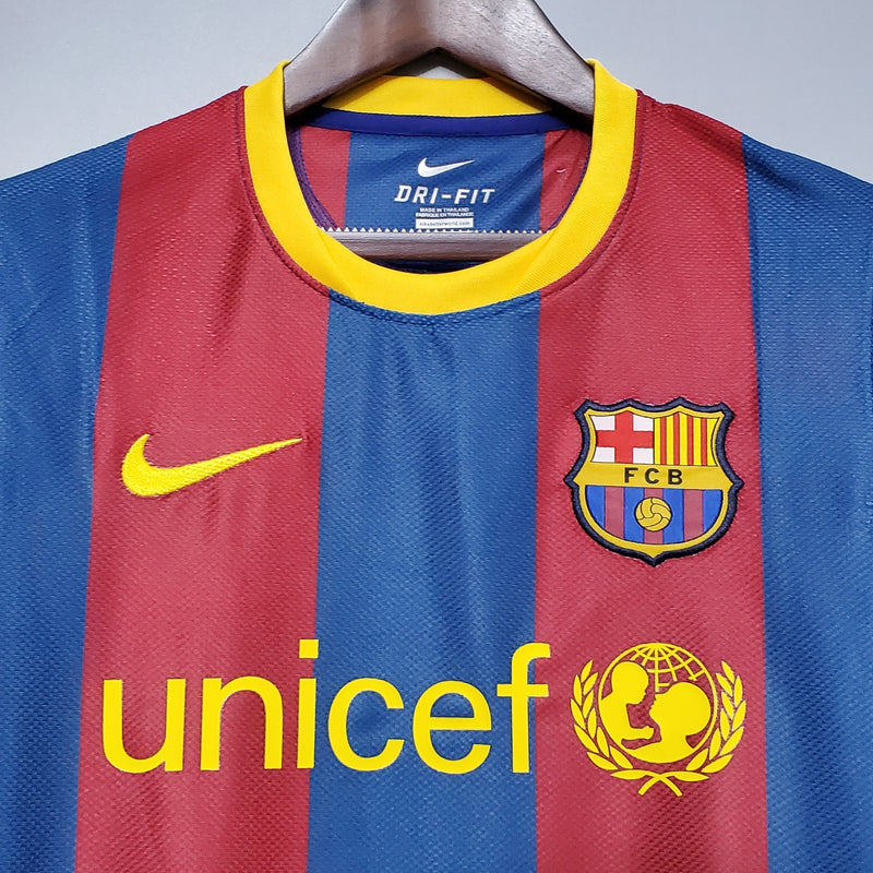 BARCELONA MEN'S JERSEY I 10/11 (RETRO)