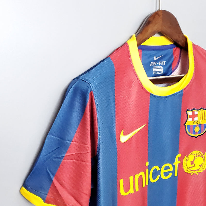 BARCELONA MEN'S JERSEY I 10/11 (RETRO)