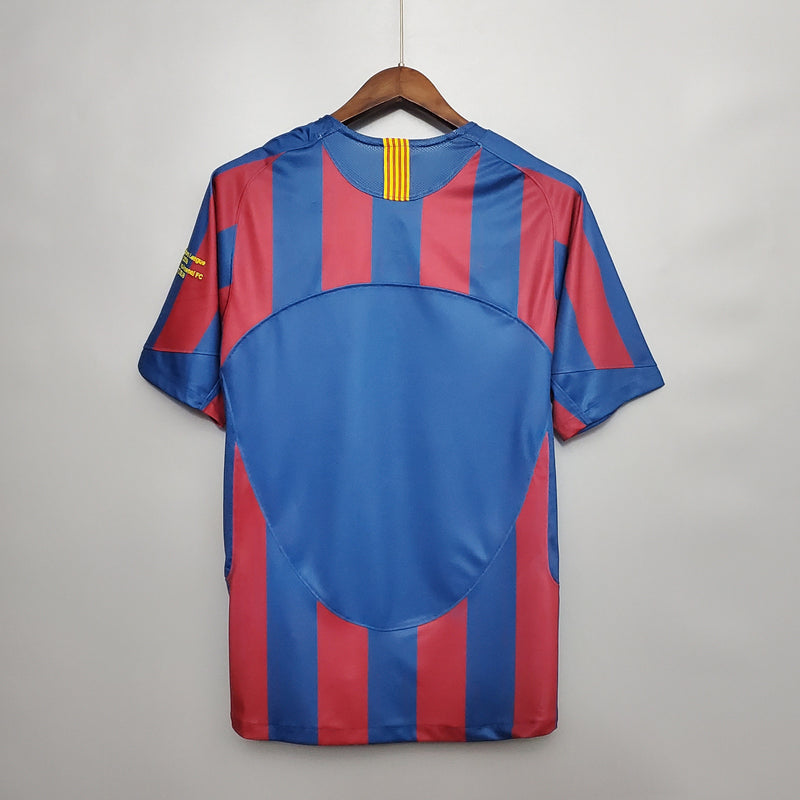 BARCELONA MEN'S JERSEY I 2006 UEFA (RETRO)