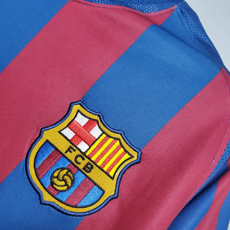 BARCELONA MEN'S JERSEY I 2006 UEFA (RETRO)