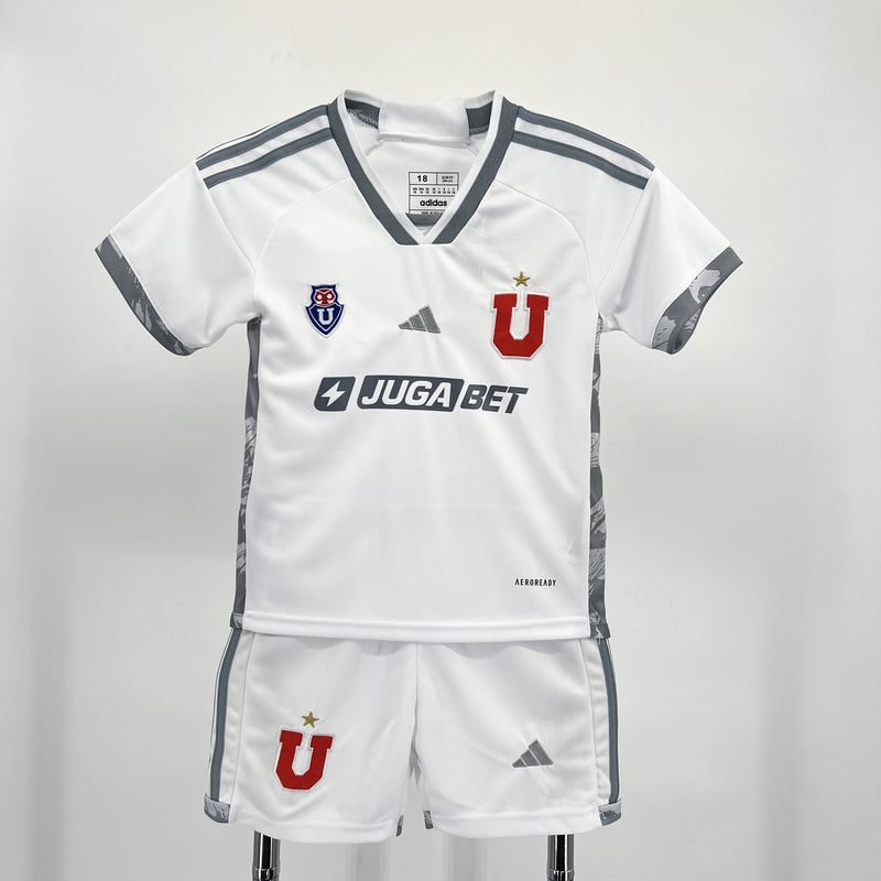 UNIVERSIDAD DE CHILE KIDS JERSEY SET II 24/25