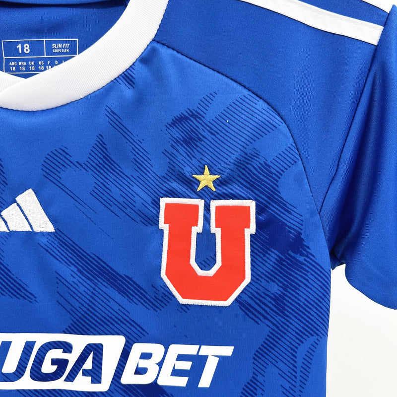 UNIVERSIDAD DE CHILE KIDS JERSEY SET I 24/25