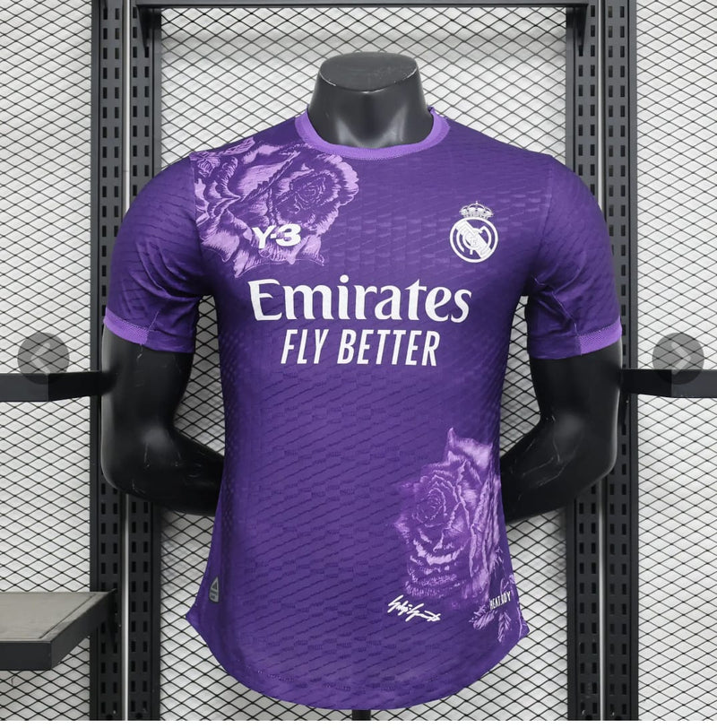 REAL MADRID MEN'S JERSEY Y-3 PURPLE 24/25 (PLAYER VERSION)