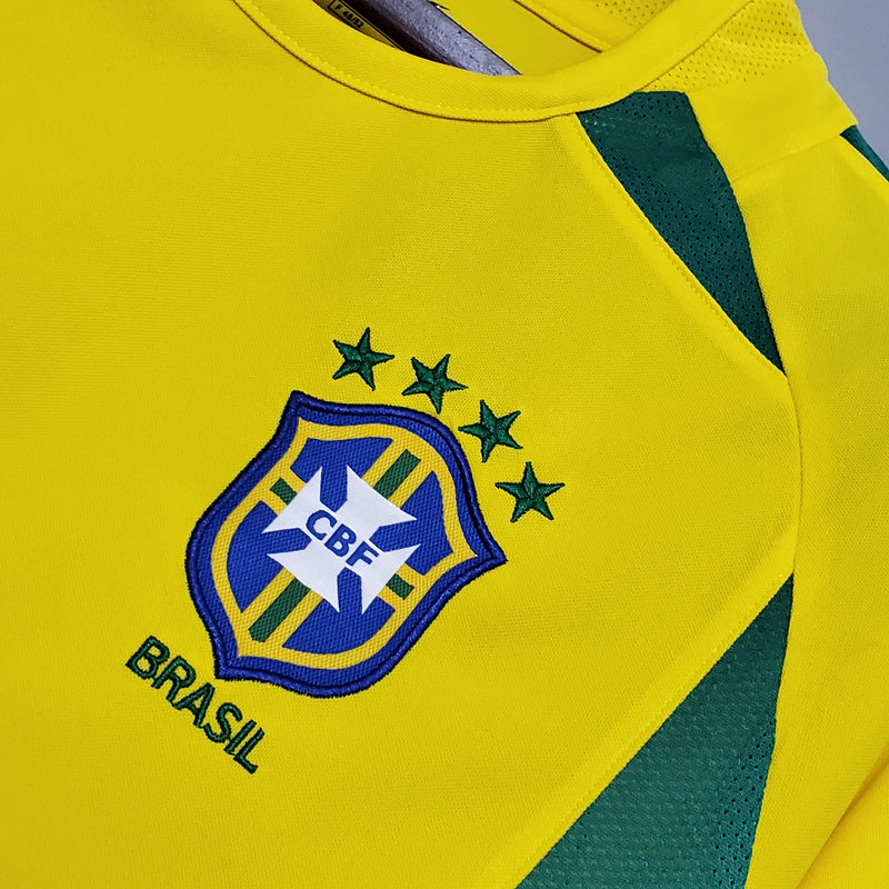 BRAZIL MEN'S JERSEY I 2002 (RETRO)