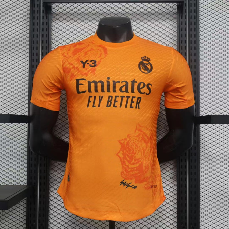 REAL MADRID MEN'S JERSEY Y-3 ORANGE 24/25 (PLAYER VERSION)