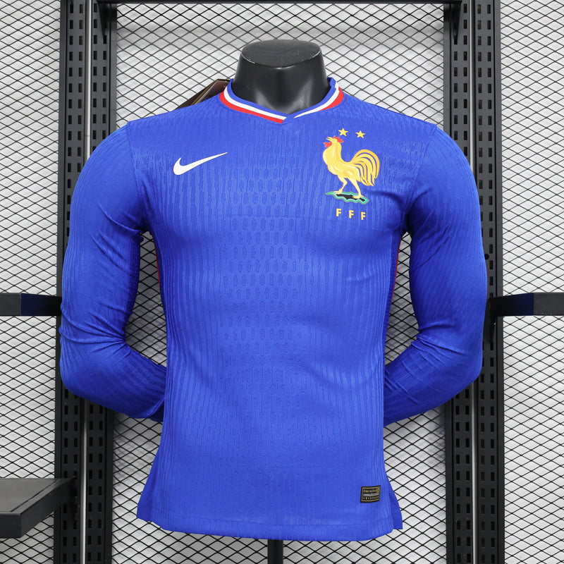 FRANCE MEN'S JERSEY EURO I 2024 (PLAYER VERSION) LONG SLEEVE