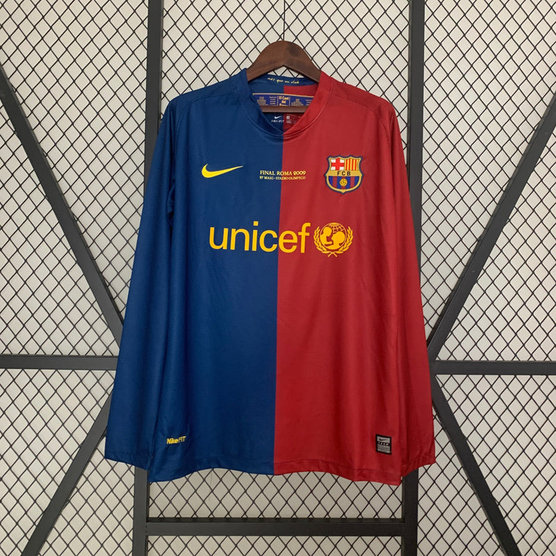 BARCELONA MEN'S JERSEY SPECIAL CHAMPHIONS I 08/09 (RETRO) LONG SLEEVE