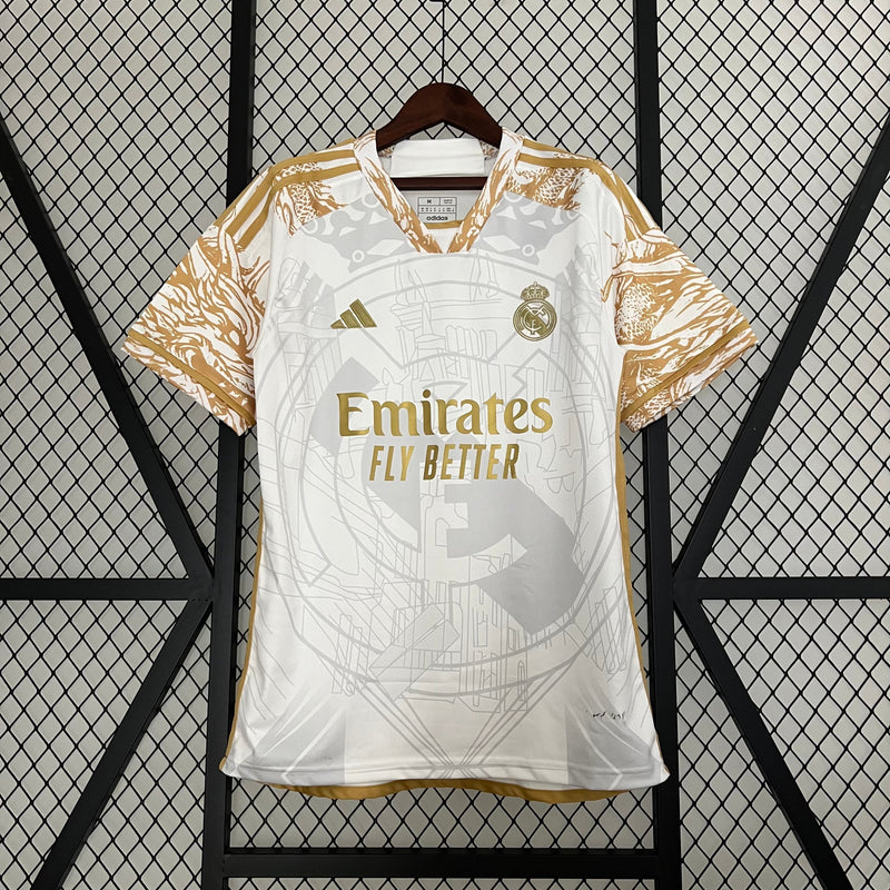 REAL MADRID MEN'S JERSEY LIMITED EDITION GOLDEN 24/25