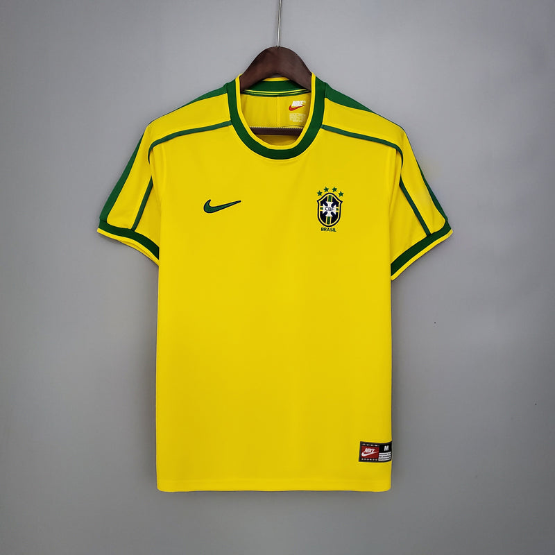 BRAZIL MEN'S JERSEY I 98 (RETRO)