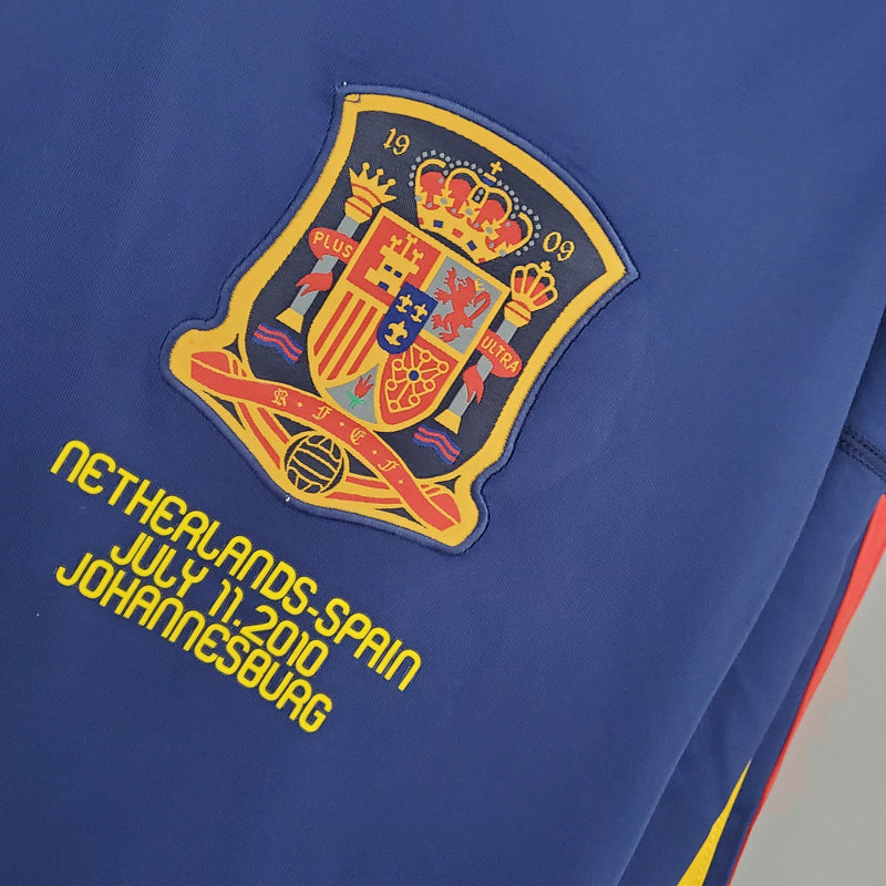 SPAIN MEN'S JERSEY MUNDIAL II 2010 (RETRO)